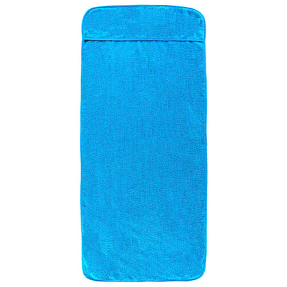 Strandhanddoeken 2 st 400 g/m² 60x135 cm stof turquoise