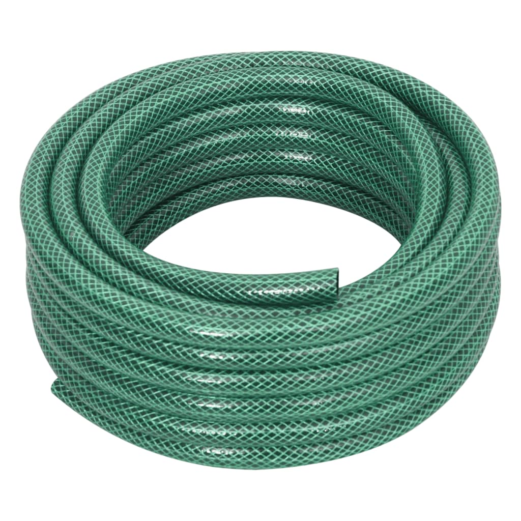 Tuinslang met koppelingsset 0,6'' 10 m PVC groen