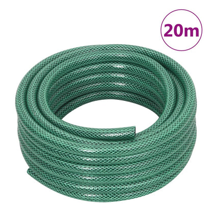 Tuinslang met koppelingsset 0,6'' 20 m PVC groen