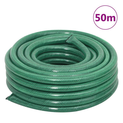 Tuinslang met koppelingsset 0,9'' 50 m PVC groen