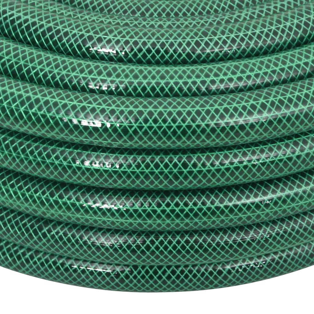 Tuinslang met koppelingsset 0,9'' 50 m PVC groen