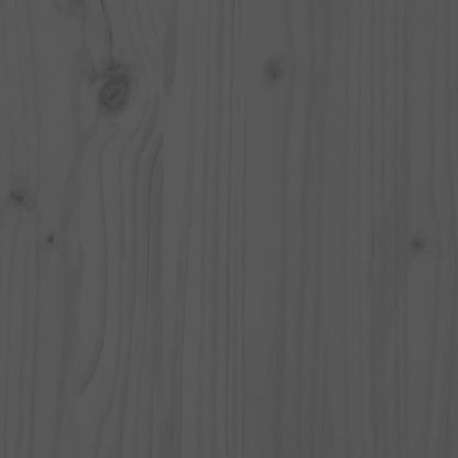 vidaXL Plantenbak 62x50x57 cm massief grenenhout grijs