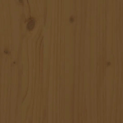 Plantenbak 40x40x78 cm massief grenenhout honingbruin