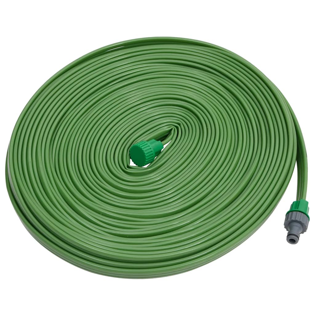 Sproeislang 3-pijps PVC 7,5 m groen