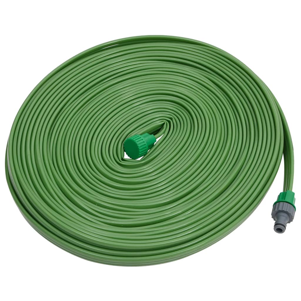 Sproeislang 3-pijps PVC 15 m groen