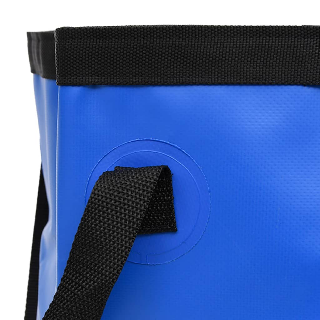 Emmers 2 st inklapbaar 20 L PVC blauw