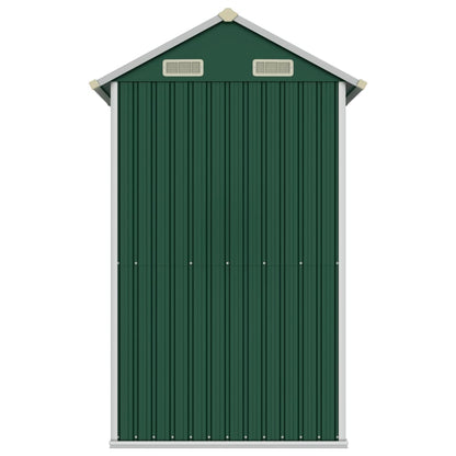 Tuinschuur 192x152,5x237 cm gegalvaniseerd staal groen