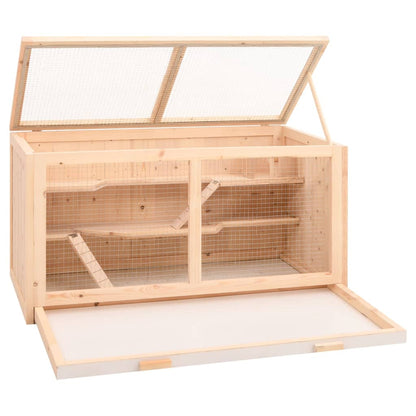 Hamsterkooi 104x52x54 cm massief vurenhout