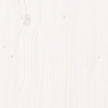 vidaXL Plantenbak 60x60x60 cm massief grenenhout wit