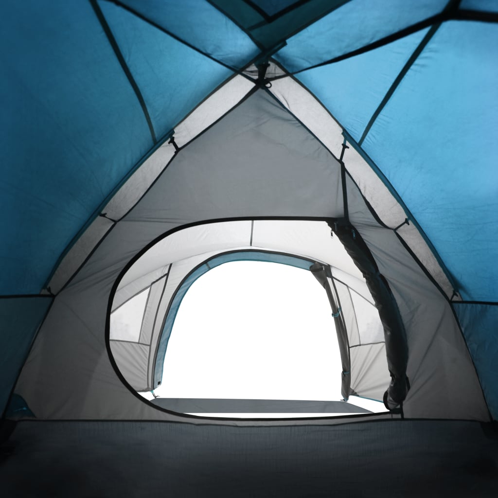 Tent 4-persoons 300x250x132 cm 185T taft blauw