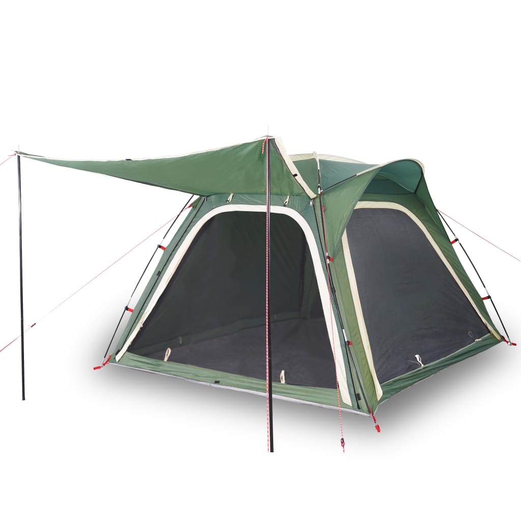Tent 4-persoons 240x221x160 cm 185T taft groen