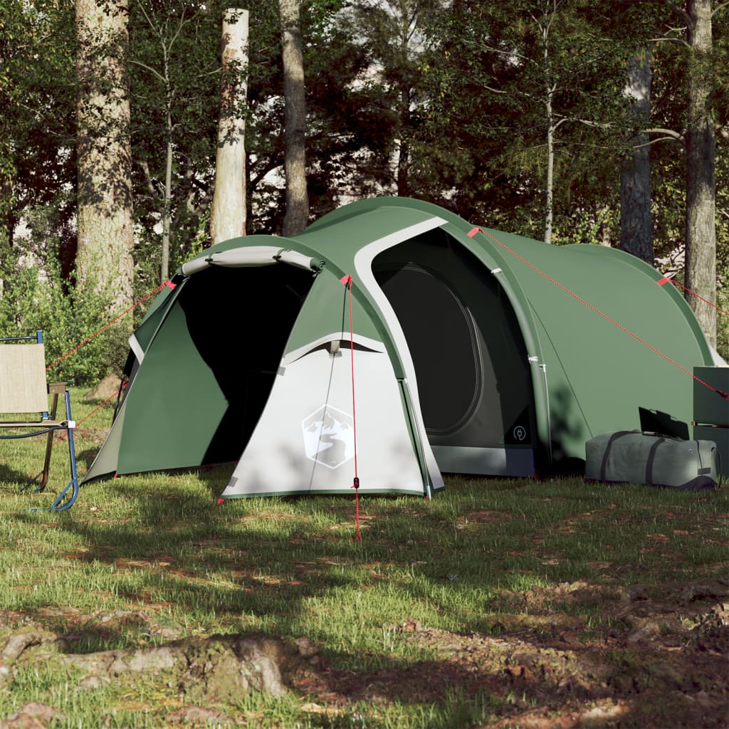 Tent 3-persoons 370x185x116 cm 185T taft groen