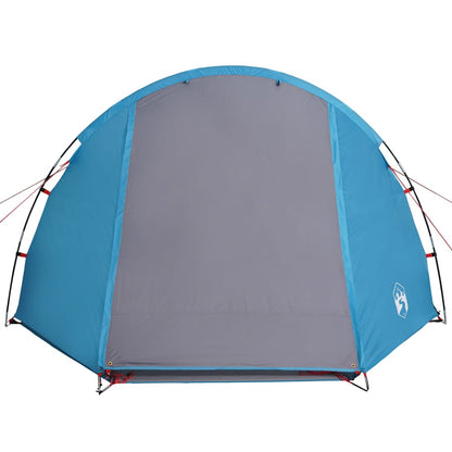 Tent 4-persoons 420x260x153 cm 185T taft blauw