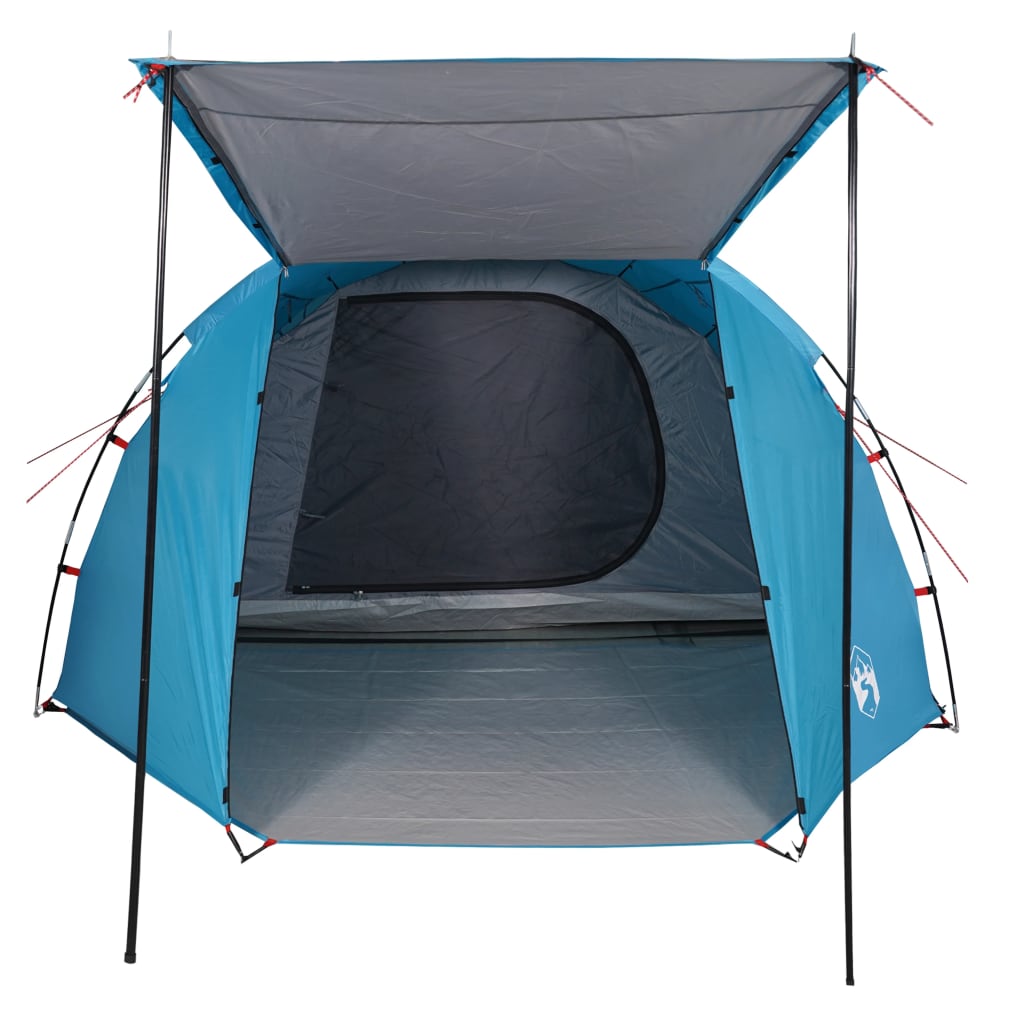Tent 4-persoons 420x260x153 cm 185T taft blauw