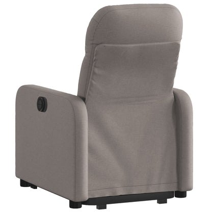 Sta-op-stoel verstelbaar stof taupe